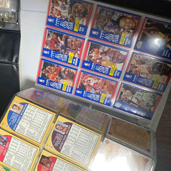 Vintage Sports Card Binder Lot - Michael Jordan Ken Griffey NBA NHL MLB Trading - Picture 2 of 16